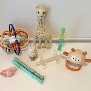 Sophie Giraffe Baby Toy Bundle Teething Sensory Montessori Infant Set